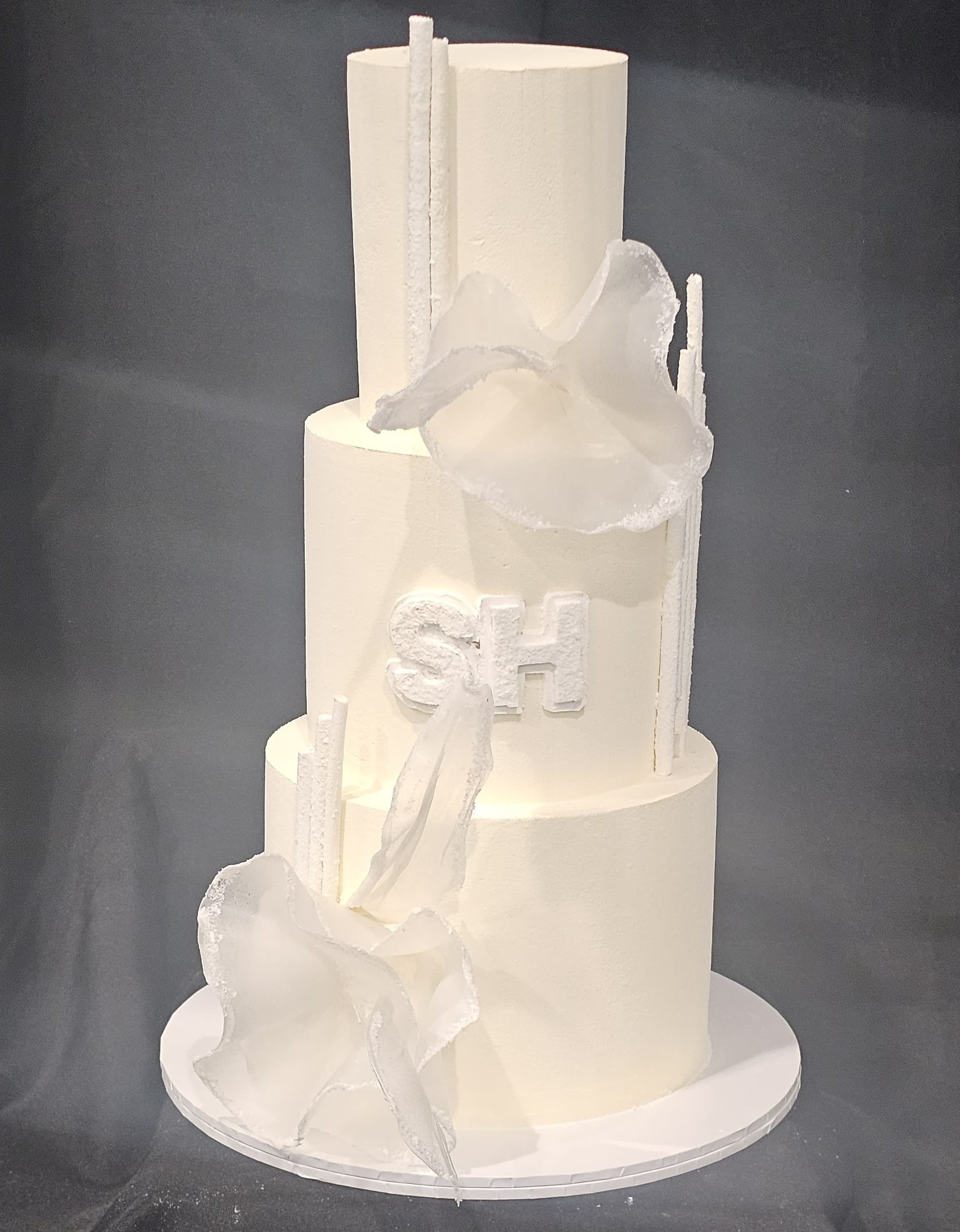 Wedding cake design by Angel Bakes, Adelaide