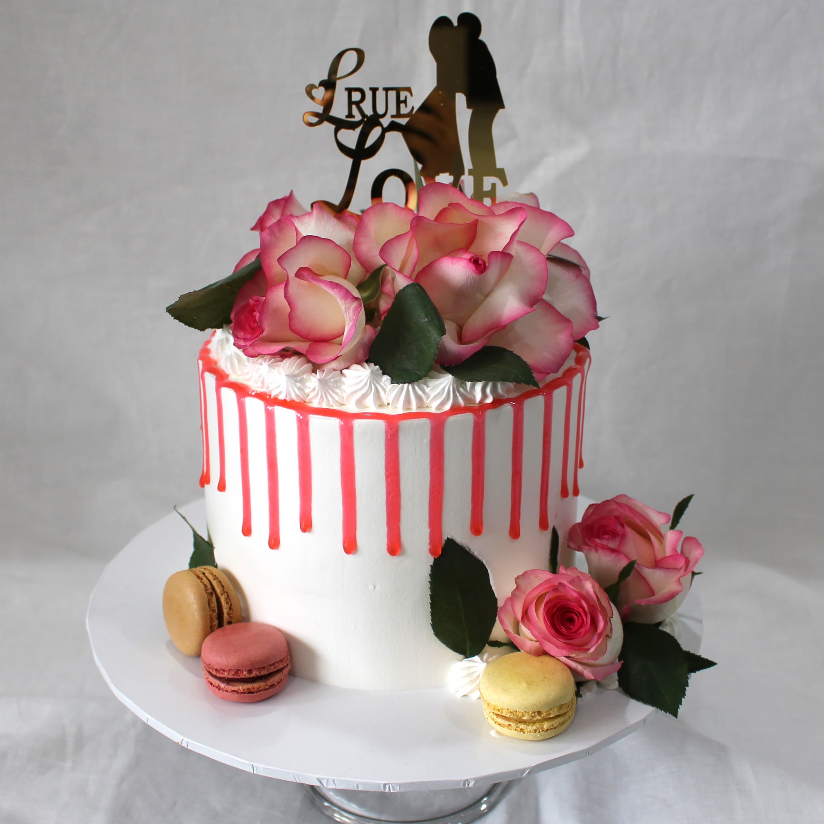 Wedding cake design by Angel Bakes, Adelaide