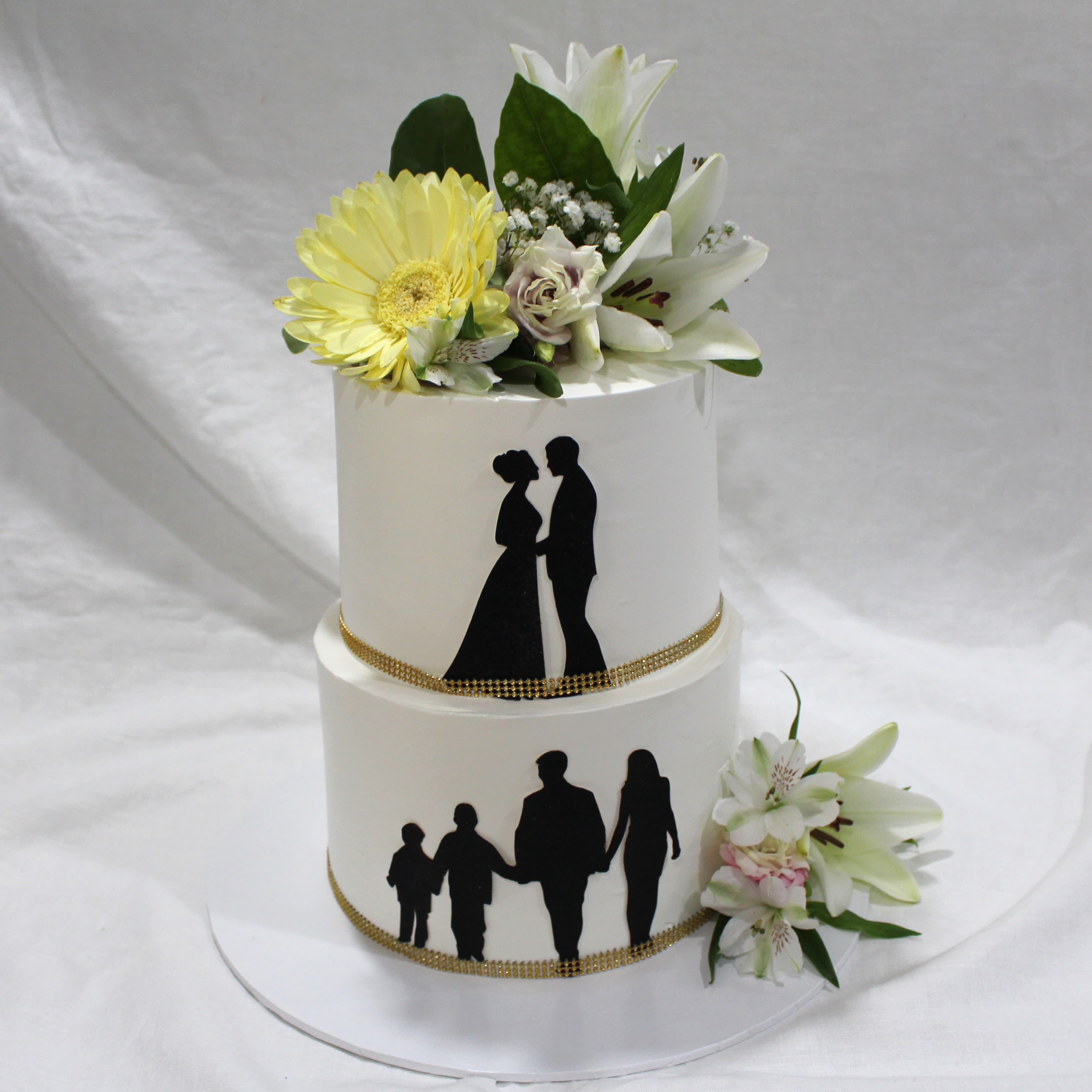 Wedding cake design by Angel Bakes, Adelaide